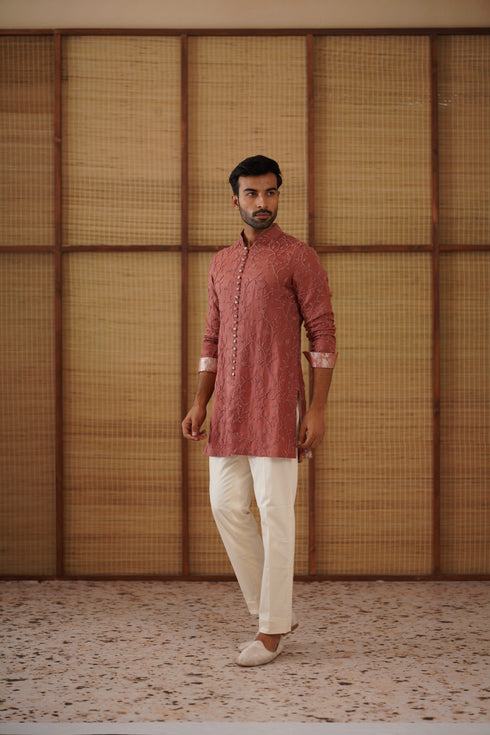 Beads Nehru Jacket Set